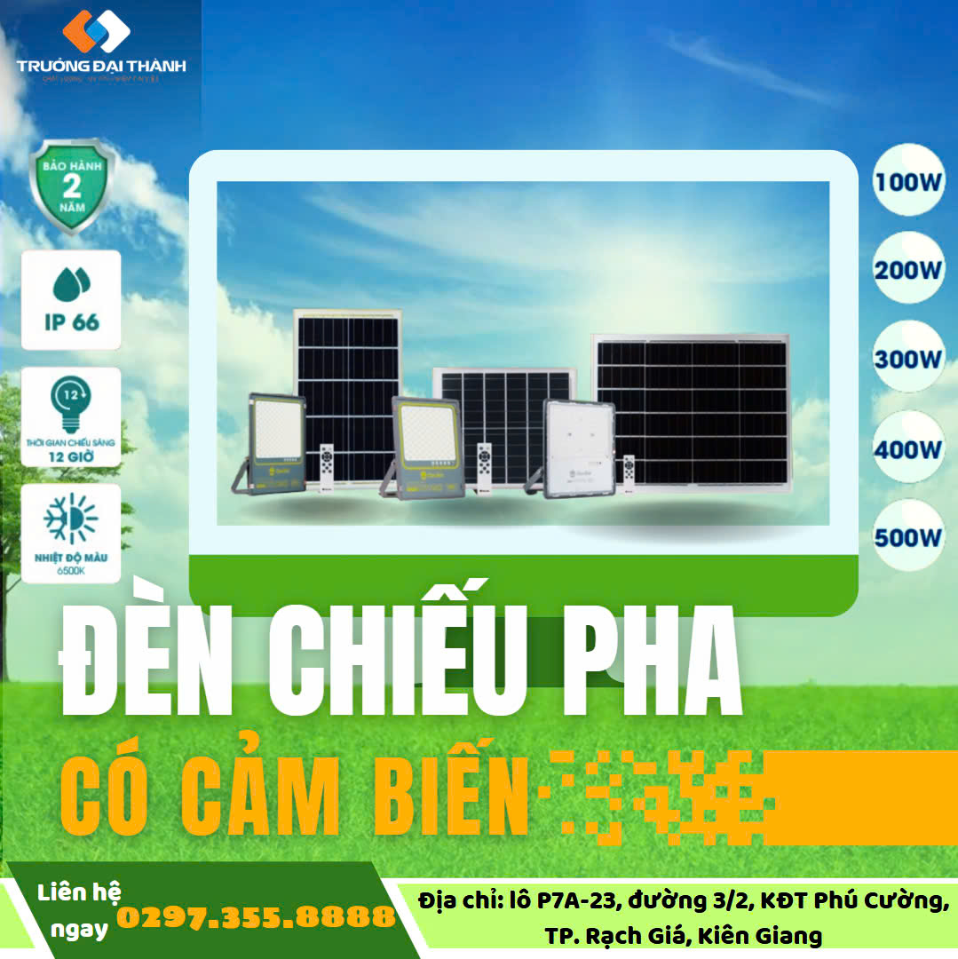 ĐÈN CHIẾU PHA CÓ CẢM BIẾN